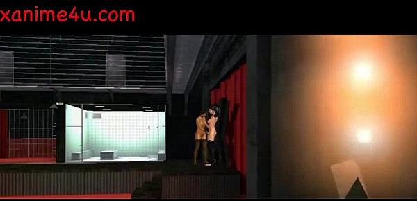  Animated lesbians enjoy strapon - xanime4u.com